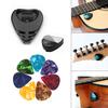 Acoustic Folk Guitar Accessories Kit Including Bridge Pins + Guitar Nuts + Celluloid Picks + Guitar Pick Holders +