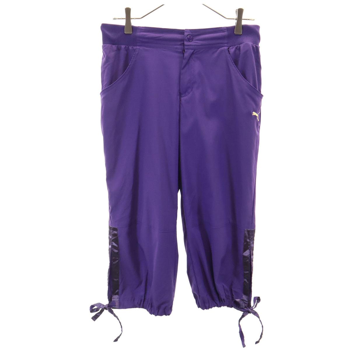 

PUMA Cropped pants L purple Women Used
