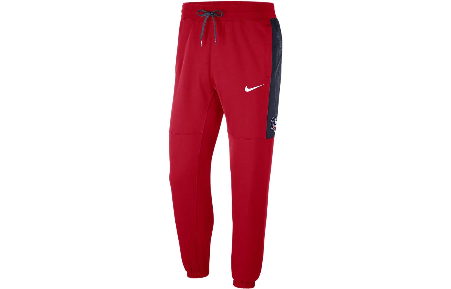 Nike Knitted Sweatpants Men s Red Moderate Tapered Pants DC0897-657 M