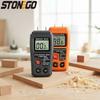 Digital Wood Moisture Meter with Backlit LCD 4 Modes Spindle Leak Detector for Firewood Logs Walls Caravans