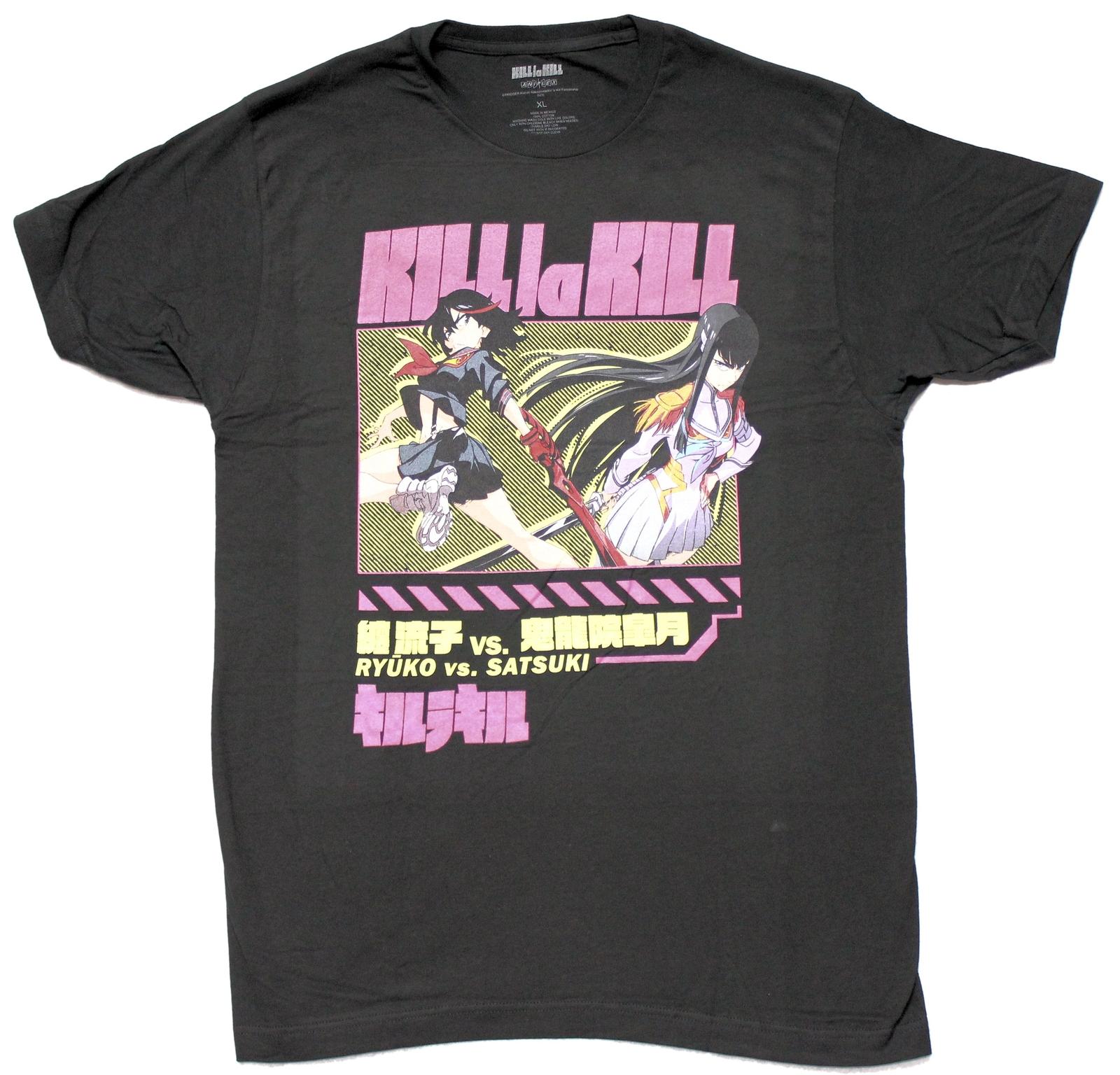 Kill La Kill New Adult T-Shirt -Ryuko Matoi vs Satsuki Kiryuin S