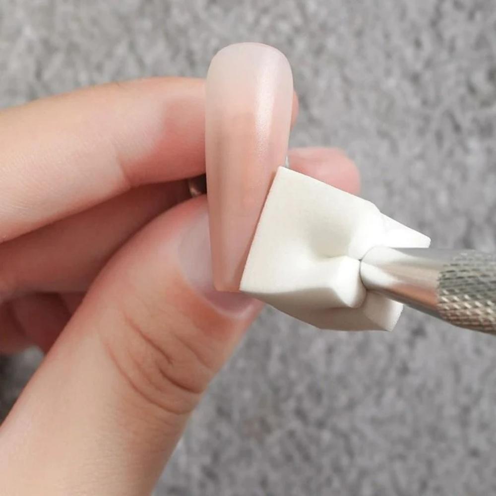 100Pc Square Nail Art Sponge Set Grabber Gradient Nail Brushes Gel Polish Design Nail Sponge Grab Pen Manicure Tools Accessories