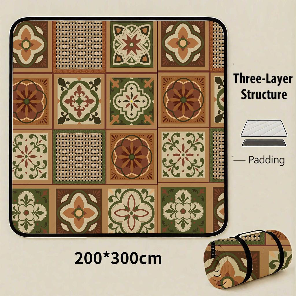 Picnic Mat Moisture-proof Mat Summer Thickened Field Camping Beach Spring Outing Waterproof Mat Floor Mat Outdoor Tent Floor Mat