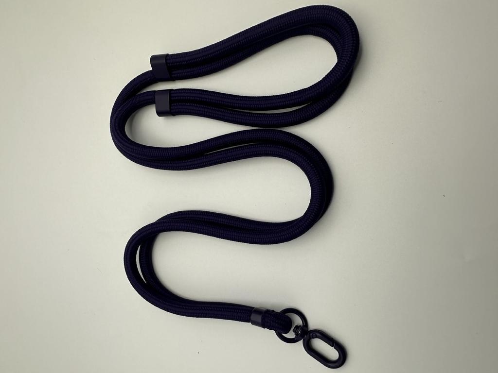 Macaron Thick Rope Phone Lanyard - Adjustable 7-8mm Climbing Gasket for Shoulder, Back, or Neck