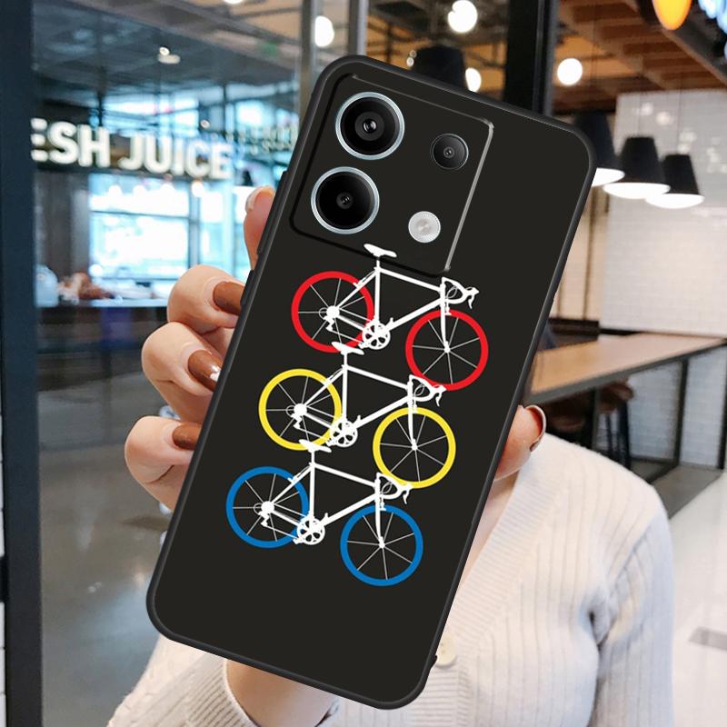 Bike Bicycle Cycling Case For Xiaomi Redmi Note 13 Pro 10 11 12 14 15 Pro Plus Redmi 15C 14C 10C 12C 13C 15 Cover Redmi 15C 4G