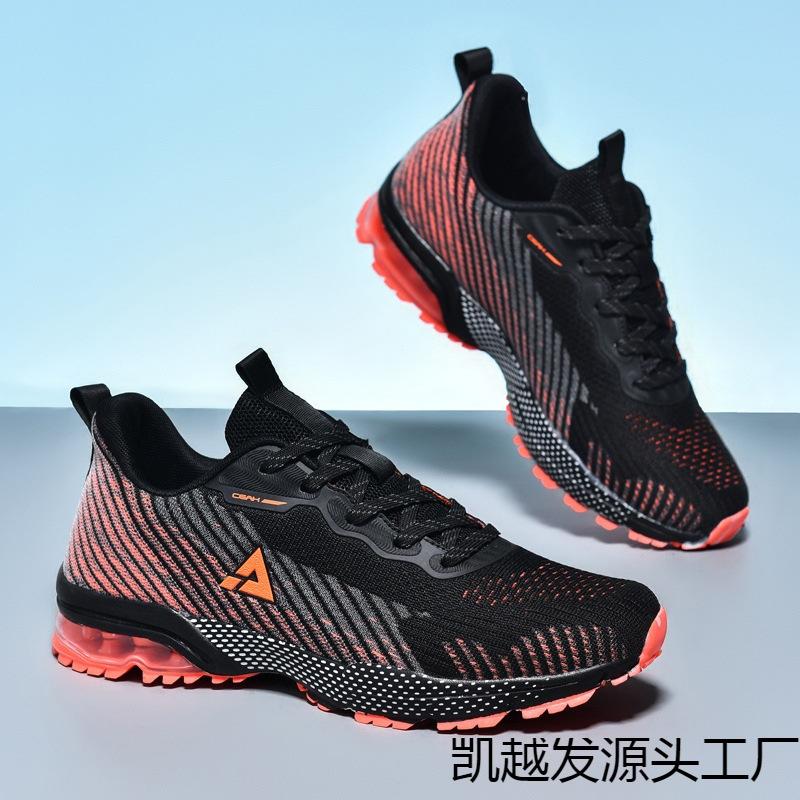 Summer new men's shoes breathable and wear-resistant sports and leisure shoes air cushion shock-absorbing running shoes large size couple shoes