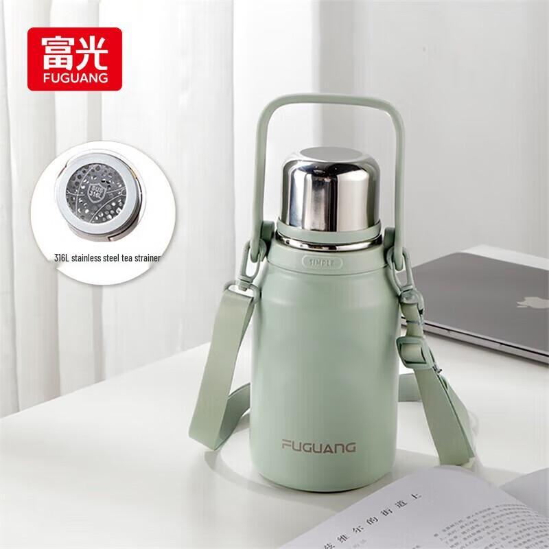 Fuguang 900ml 316L Stainless Steel Double-Drink Insulated Bottle