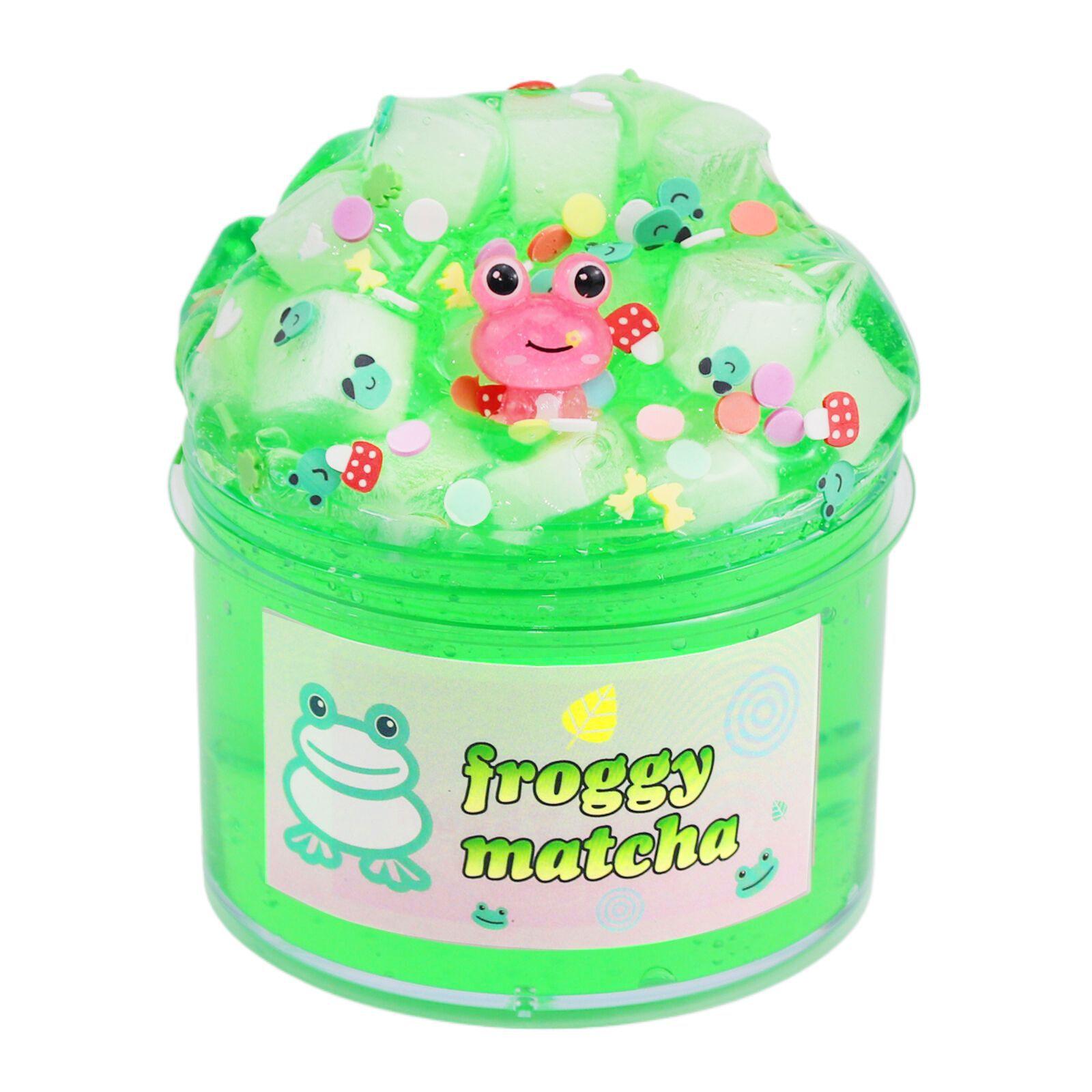 

2024 Set Slime Kit Pinch Music Decompression Toy Crystal Mud Cow Head Glue Clay