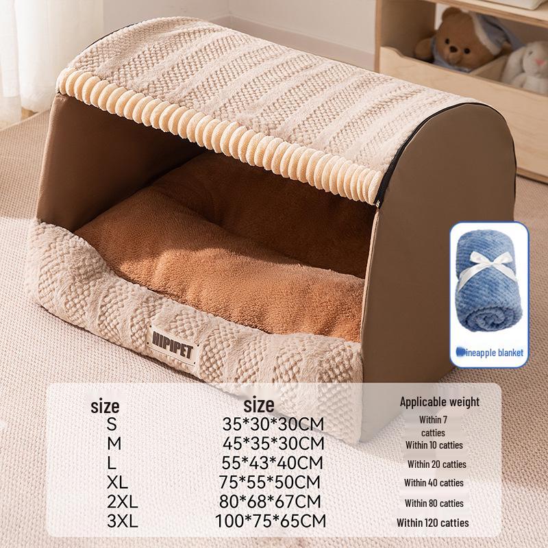 Autumn & Winter Deep Sleep Pet Bed for Large Dogs & Cats