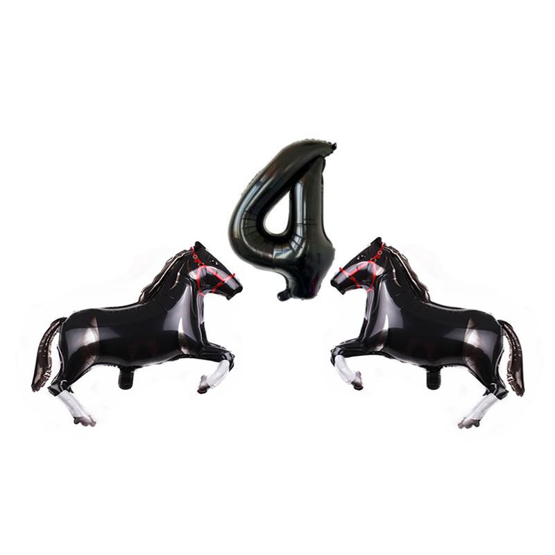 Temă Cursă de Cai Veselă de Unică Folosință Petrecere Farfurii de Hârtie Baloane Zi de Naștere Petrecere Cowboy Băiat Fermă Baby Shower Decor Consumabile