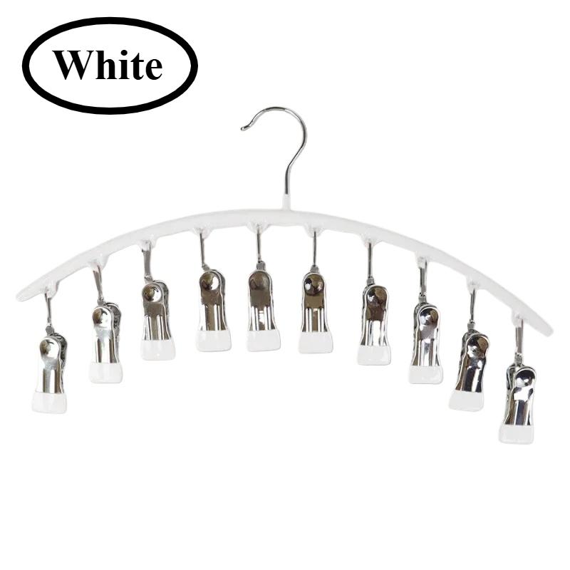 

Органайзер для штанов для йоги, экономящий место в шкафу, многозажимная вешалка, органайзер для леггинсов, штанов для йоги, металлические вешалки для хранения в шкафу XL белый