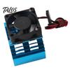Metal Electric Motor Heat Sink 5V Cooling Fan for RC Parts 1/10 Car 540 550