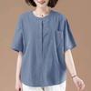 Short-sleeved T-shirt Women's Plus Size Women's Summer Mother Loose Shirt Top