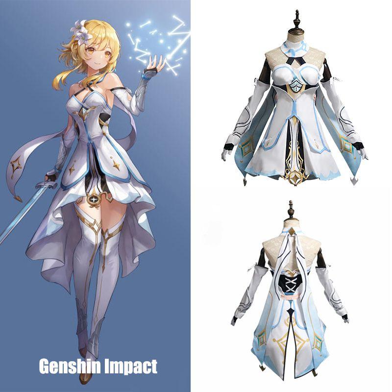 Genshin Impact Lumine Cosplay Costume For Women Perfect For Halloween And Carnival Parties