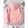 Mode Tryckt Mångsidig Tröja Casual Lös Huvtröjor Tröjor Dam