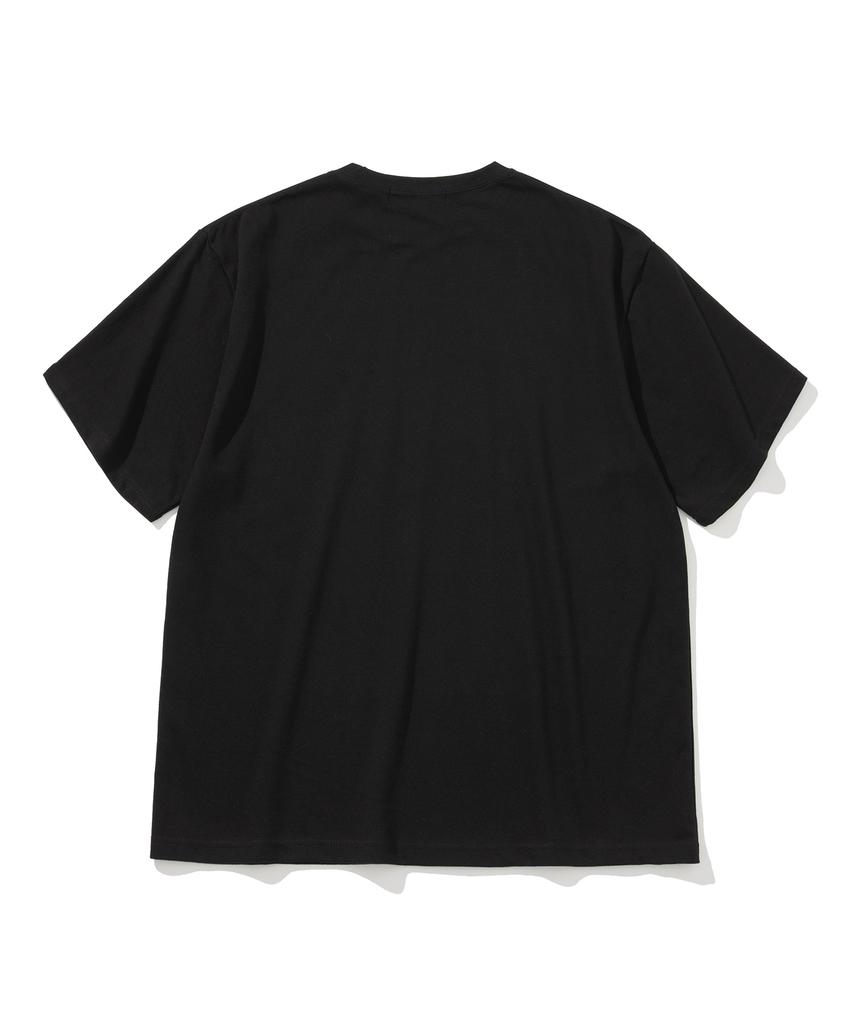 KNITTED Palm Tree Heart T-Shirt Black-Red