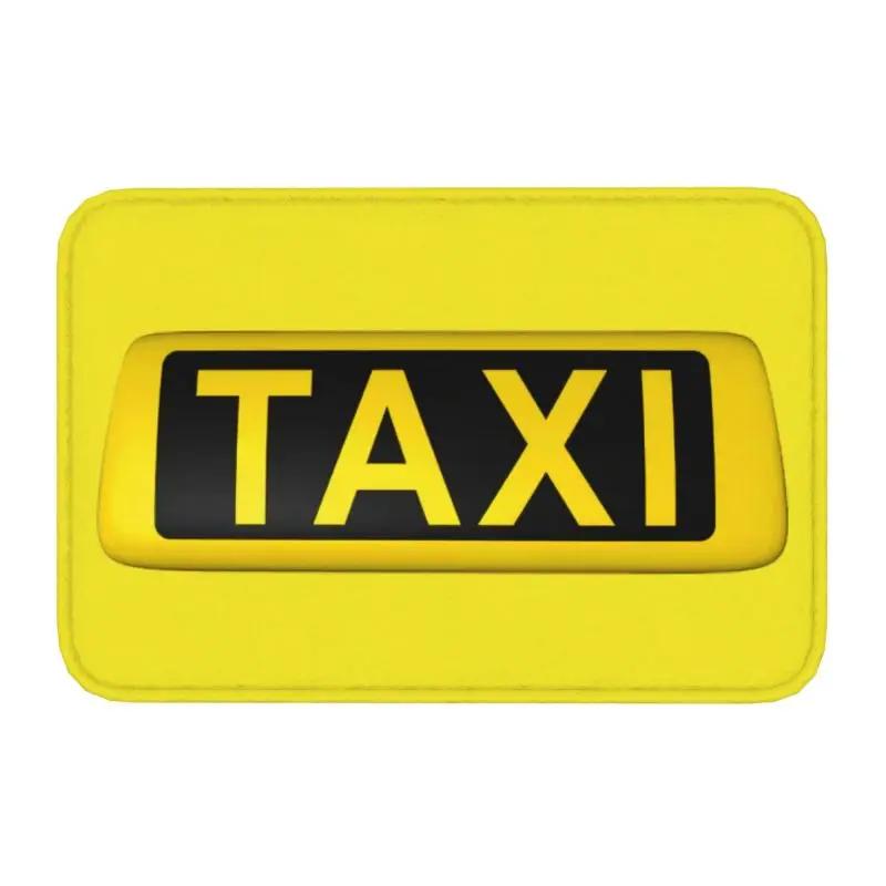 

Custom Funny Driver Taxi Time Doormat Anti-Slip Entrance Bathroom Kitchen Floor Door Mats Living Room Carpet Rug 40x60cm