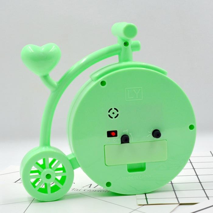 Korean Version of the Clock Candy Color 1D Digital Three-dimensional Clock Face Large Bicycle Student Alarm Clock 10 Yuan