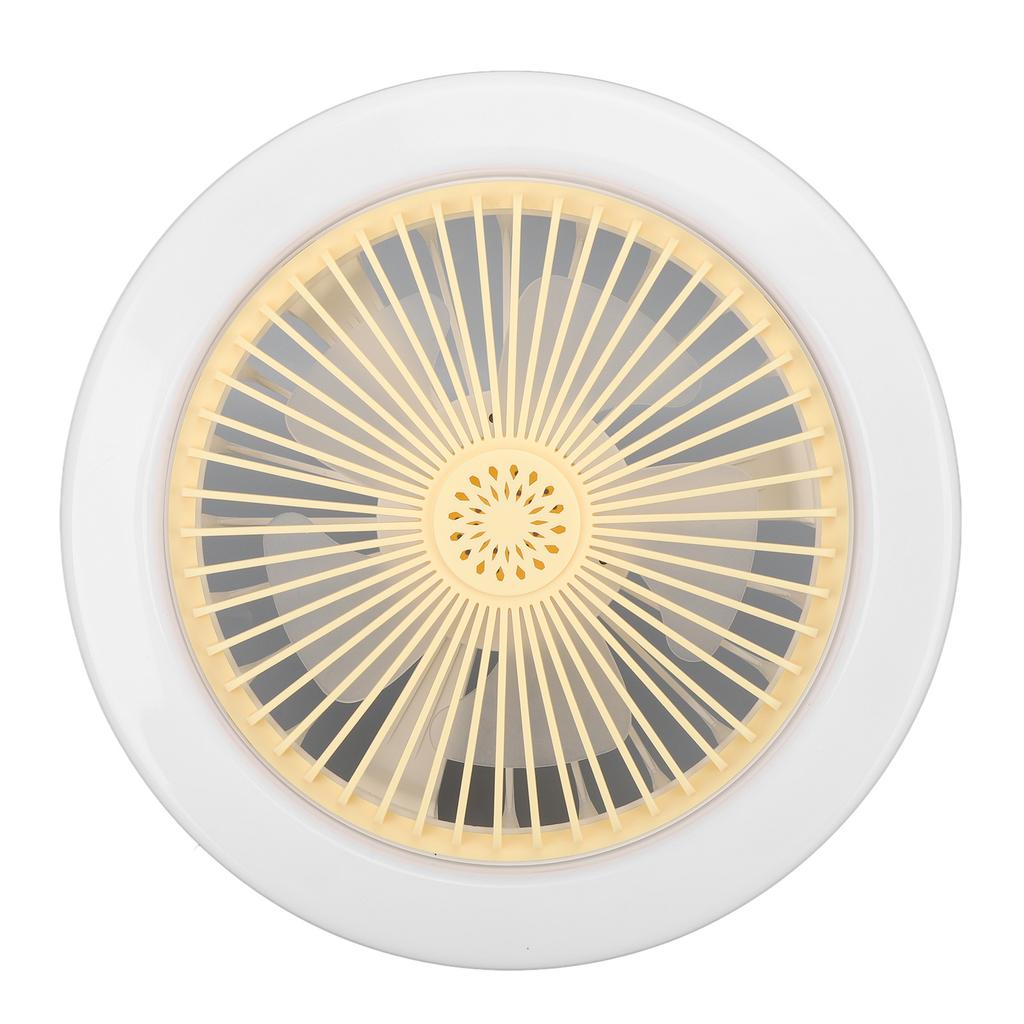 30W Light Fan 9.8in Small Aromatherapy Noiseless Ceiling Fan Light E27 LED Fan Light 86‑265V