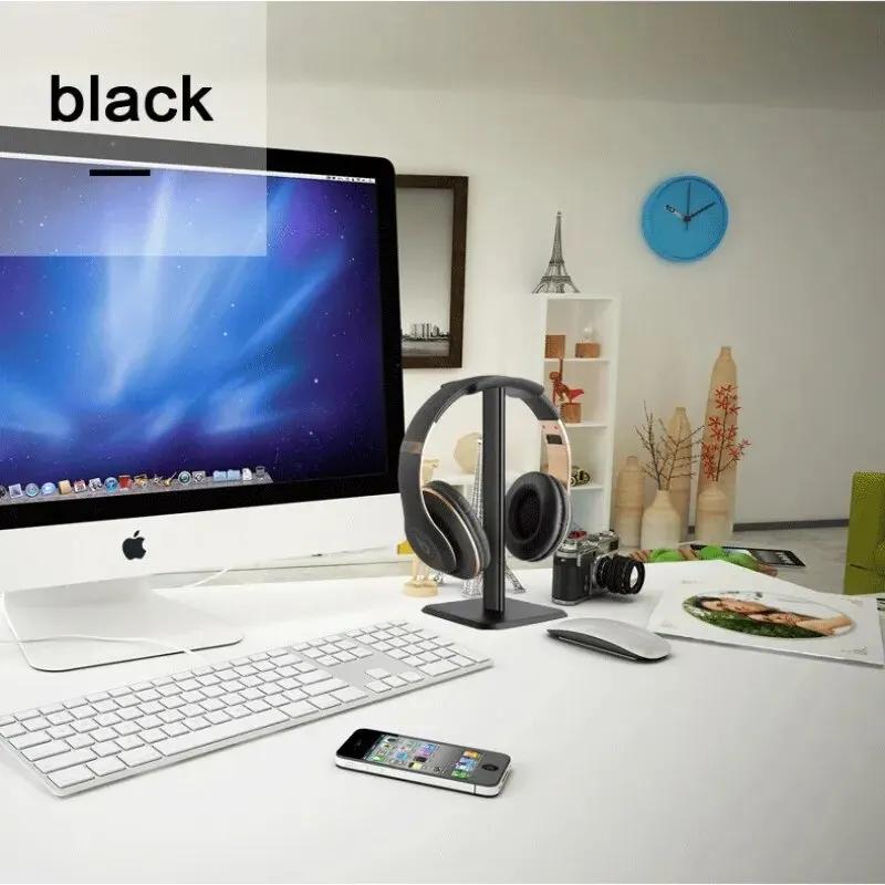 1PCS Headphone Holder Universal Head-mounted Headphone Rack Computer Gaming E Fports Ear Music Desktop Storage Rack Hook