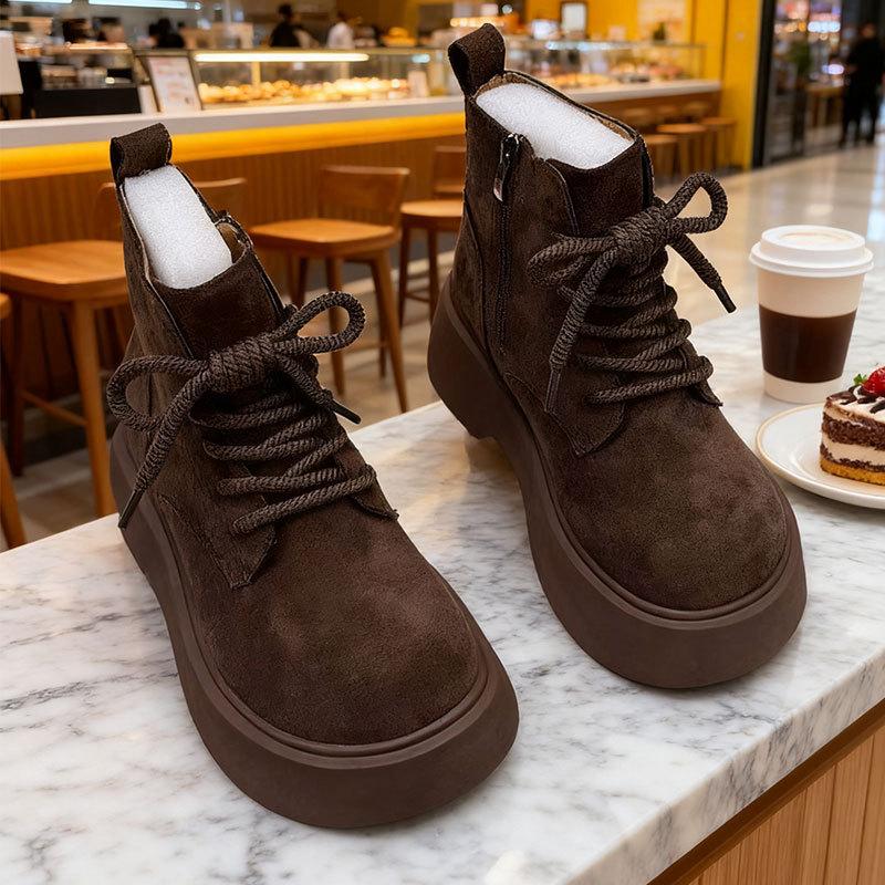 

Women s Fashion Hundred Lightweight Winter Warm Padded Lined Non-slip Wear-resistant Casual Outdoor Sneakers Martin Boots 40 темно-коричневого