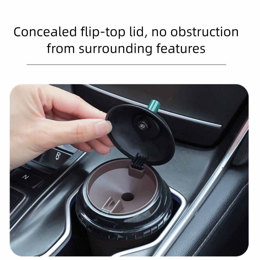 Separable Car Ashtray Garbage Storage Mini Trash Bin Portable Coffee Cup Ashtray  Household