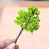 Moss Garden Embellishments Model Trees Diy Micro Landscape Ornaments Decorative Miniature Blossom Trees Artificial for Crafts