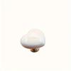 1pc Heart-Shaped Toilet Press Button, Creative Love Heart Design Push Switch for Bathing Room Tools