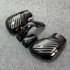 4PCS Chrome Matt With Leather Shift Knob Gear Side Cover DSG Emblem For VW Golf 6 7 R GTI Passat B7 B8 CC R20 Jetta MK6 GLI