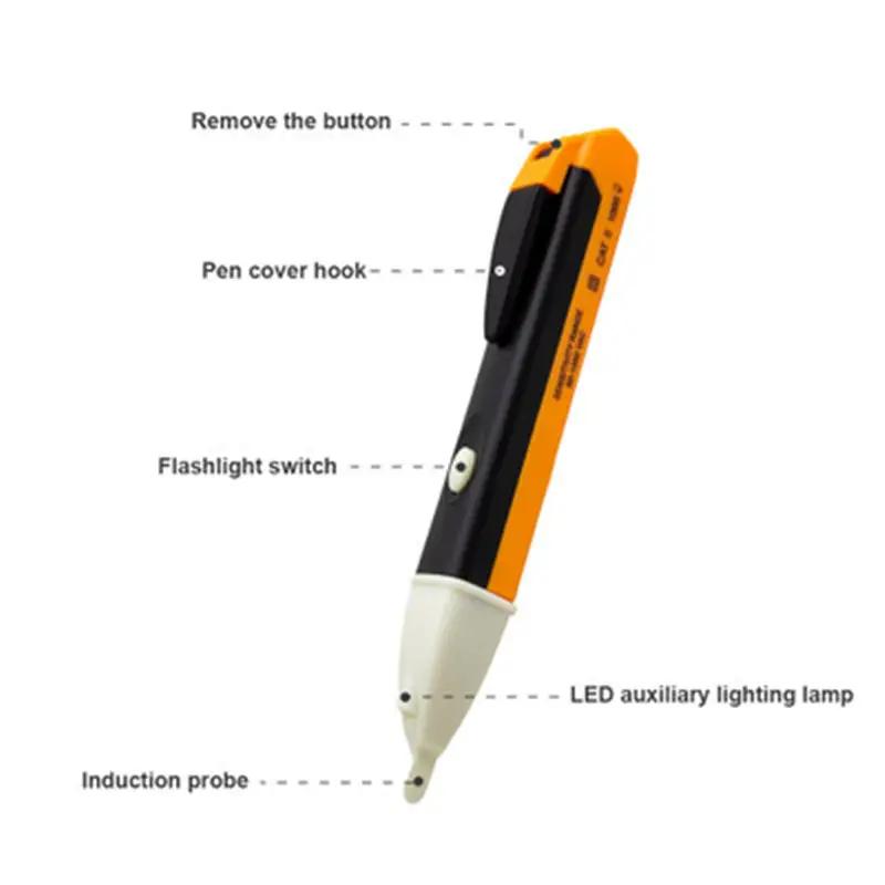 Voltage Indicator 90 1000V Pen Voltage Tester AC Current Tester LED Voltage Detector Sensor Tester Pen Electrician Tool