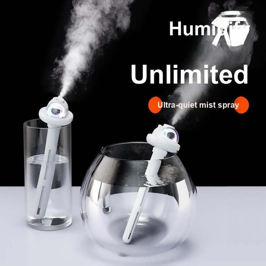 Ultrasonic Humidifier for Home Bedroom Desktop Air Spray Humidifier Car Humidifier Large Capacity Large Mist Portable