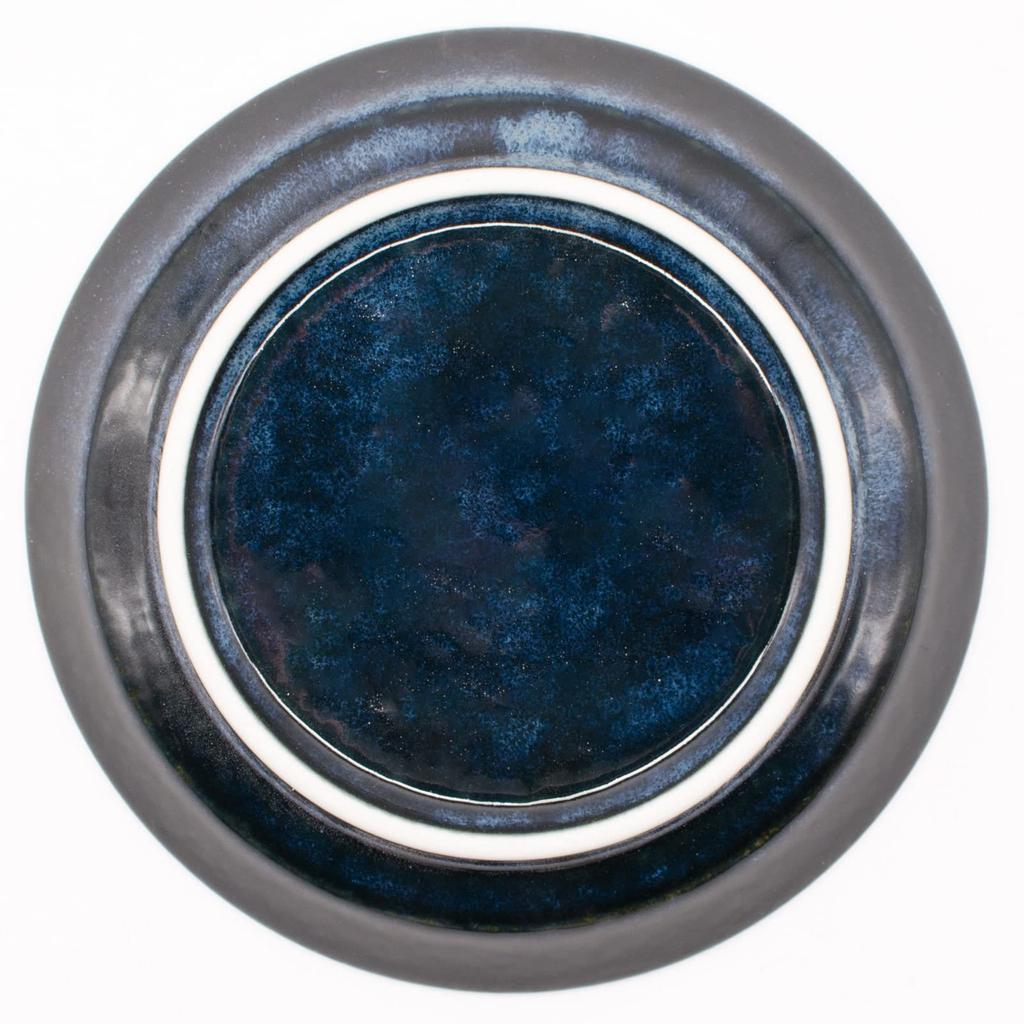 Aito Manufacturing Plate 14cm Medium Plate Stylish Tableware Navy Mino Ware Plate Popular Dishwasher Microwave Safe Made In Japan 517024 "Natural