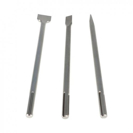 Zestaw 3 szt. wierteł SDS Max z długim ostrzem 16" Wytrzymałe dłuto do skuwania Dłuto płaskie