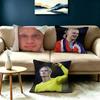 Ha Bao Erling Haaland Gwiazda Piłki Nożnej Poszewka na Poduszkę Kwadratowa Dwustronna Poszewka na Poduszkę Sofa Sypialnia Nocna Poduszka