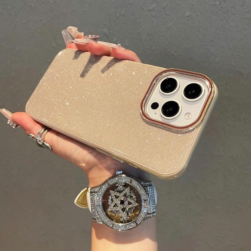 

Роскошный Imd Блестящий Конфетный Цвет Чехол Для Samsung Galaxy S25 S24 S23 S21 FE S22 Ultra Plus S 25 Жесткий Гибридный Силиконовый Мягкий ПК Чехол Galaxy S24 Ultra золотой