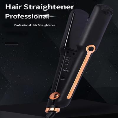 Fer à lisser portable de salon, fer à lisser réglable, fer plat en céramique deux-en-un, outil domestique à ions négatifs