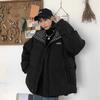 Women's Designer Unique Thickened Cotton Coat Burgundy Puffer Jacket Korean Style Loose Winter