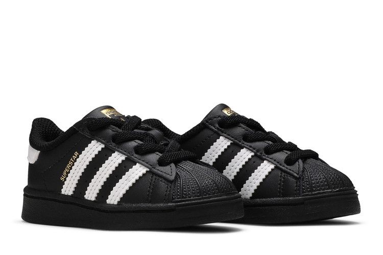 Kids' Sneakers adidas Superstar Core Black Cloud White Gold (TD) Core Black/Cloud White/Core Black