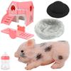 Silikon-Ferkel-Puppe, niedliches Reborn-Ferkel-Spielzeug, Kindergeschenk 4,7 Zoll