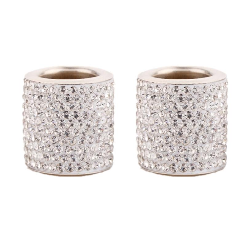 2 bucăți universale de cristal pentru tetiera inel-guler Decor-Breme Diamond-Bling Accesorii pentru decorarea interioară a mașinii