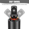 360 Degree Swivel Knuckle Joint Air Impact 1/2 3/8 1/4 Inch Wobble Retractable Socket Adapter for Pneumatic Wrench Tool
