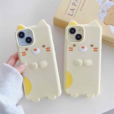 Fashion Cute Soft Silicone Phone Case For iPhone 16 15 14 13 12 11 Pro Max Shockproof Cover