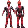 Deadpool Cosplay Costume For Boys Featuring Lifelike Muscle Design And Breathable Fabric