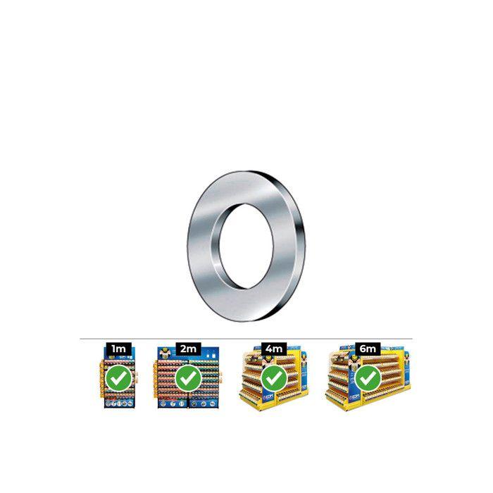 Ploché podložky - CELO - REF 125A - Pozinkovaná ocel - 6mm - Krabice po 500