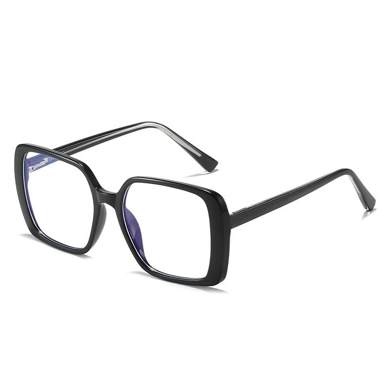 

Women s Trendy Large Frame Anti-Blue Light Glasses - Cross-Border Myopia Douyin Style