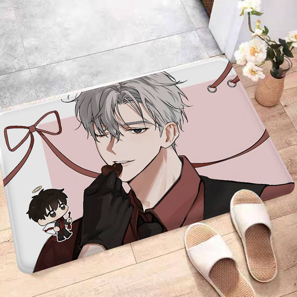 Passion Bl Anime Floor Mat Rectangle Anti-slip Home Soft Badmat Front Door Indoor Outdoor Mat el Decor Mat