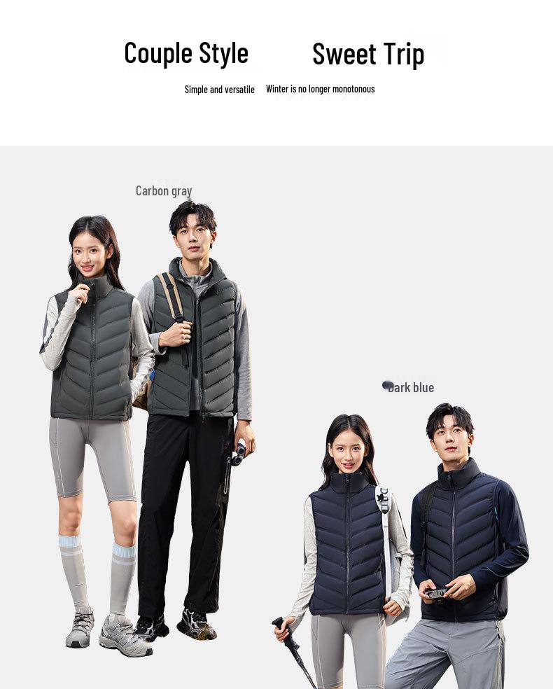Unisex Slimming Duck Down Vest - 2026 Autumn/Winter Collection