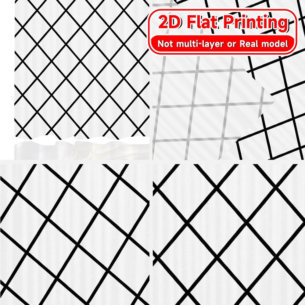 2 Stück 2D-Flachdruck-Vorhänge (Ohne Stange) Diamantgitter Vorhang Weihnachtsferien Vorhänge Vielseitige Stoffvorhänge Thermisch