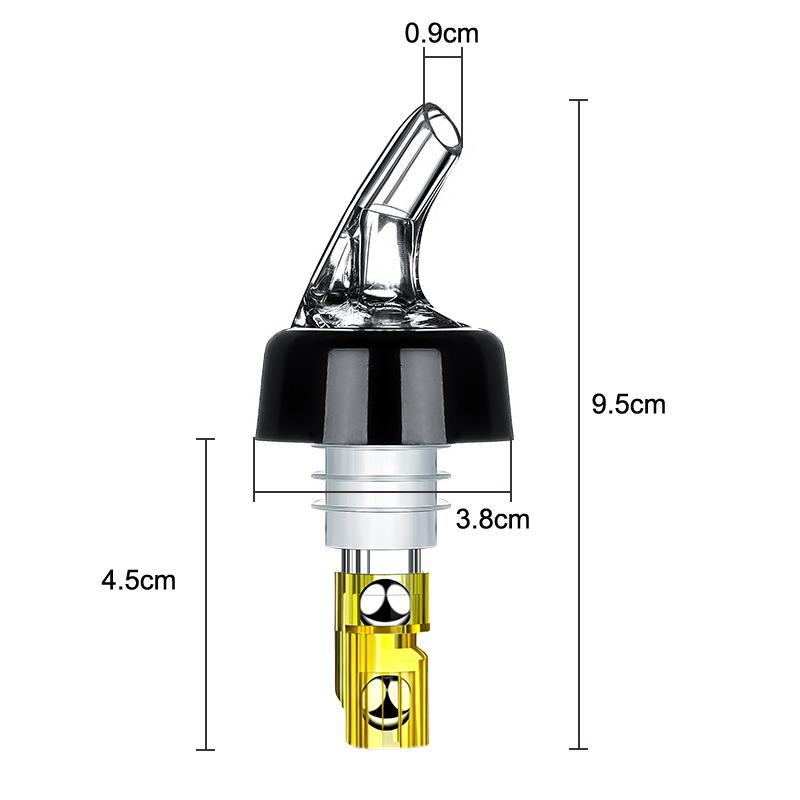 30ml/45ml Wine Pourer Automatic Measured Bottle Pourer Quick Spirit Measure Pourer Drink Wine Cocktail Dispenser Home Bar Tool