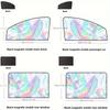 Universal Car Magnetic Sunshade Laser Sunshade Full Sunshade Sunscreen Isolation Curtain General Automotive Curtain Accessories